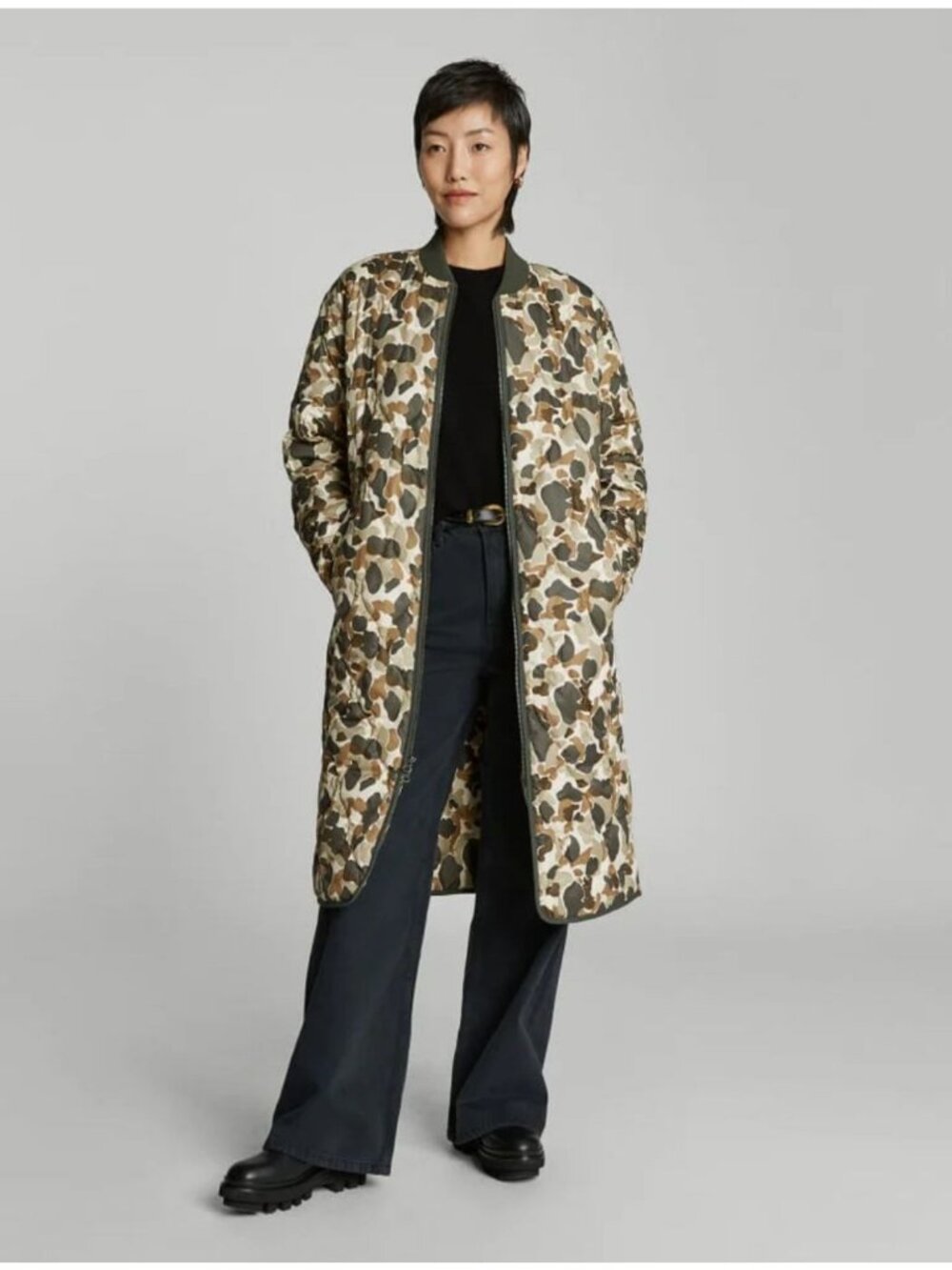 Everlane The ReNew Long Liner Insulated Puffer Jacket Women's Size Small NWOT!